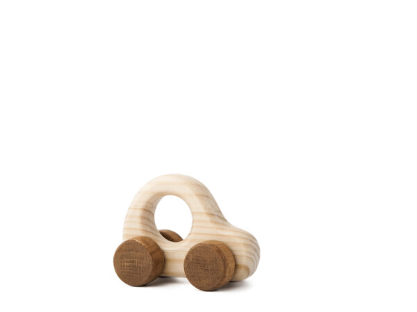 Autíčko Adámek - dřevěná hračka na kolečkách auto