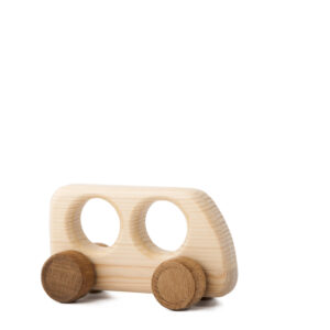 Autíčko Matýsek dřevěná hračka na kolečkách