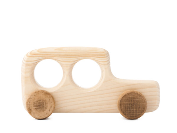 Autíčko Ondrášek dřevěná hračka na kolečkách 2